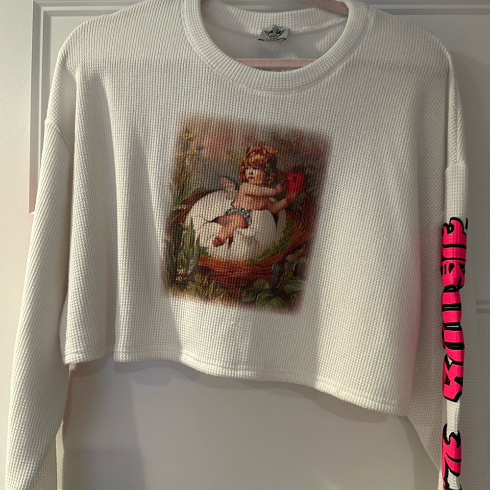 Boys lie worn 1 x cropped thermal l/s
